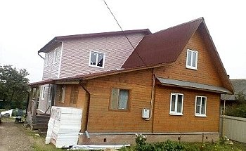 Монтаж сайдинга под бревно