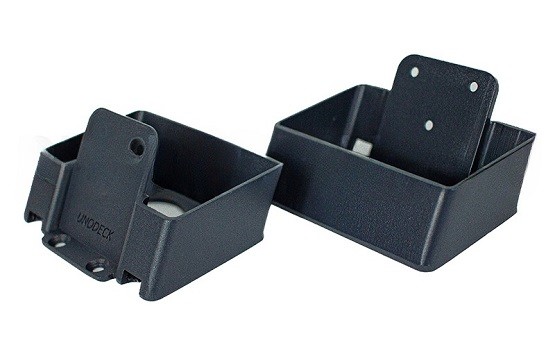 Крепления перил наклонное из алюминия GardenParkett Графит купить в Гагарине