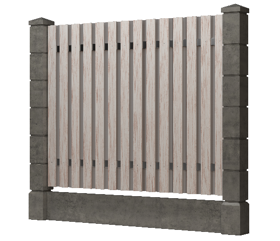 Заборная доска GRINDERDECO, ДПК, тиснение "дуб" Выбеленный дуб купить в Гагарине