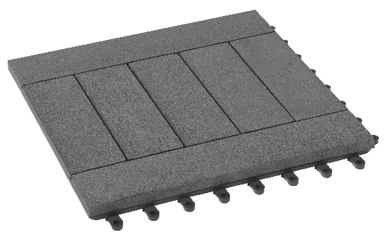 Модульный паркет ДПК GRINDERDECO Комфорт 5 Серый базальт купить в Гагарине