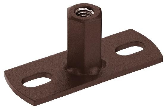Водосток Aquasistem, Система 150/100 - Держатель для хомута под метиза RAL 8017 Коричневый matt купить в Гагарине