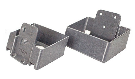 Крепления перил наклонное из алюминия GardenParkett Серый купить в Гагарине