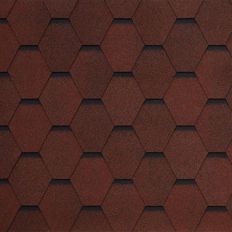 Гибкая черепица Tegola GARDA rosso 409 купить в Гагарине