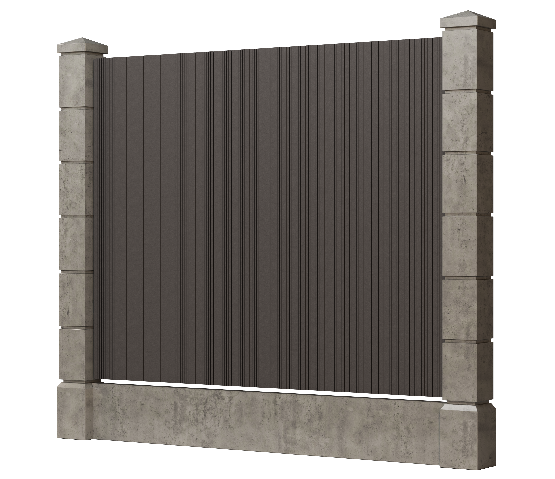 Заборная доска GRINDERDECO, ДПК, тиснение "дуб" Асфальт купить в Гагарине