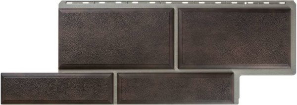 Фасадная панель камень Флорентийский коричневый купить в Гагарине