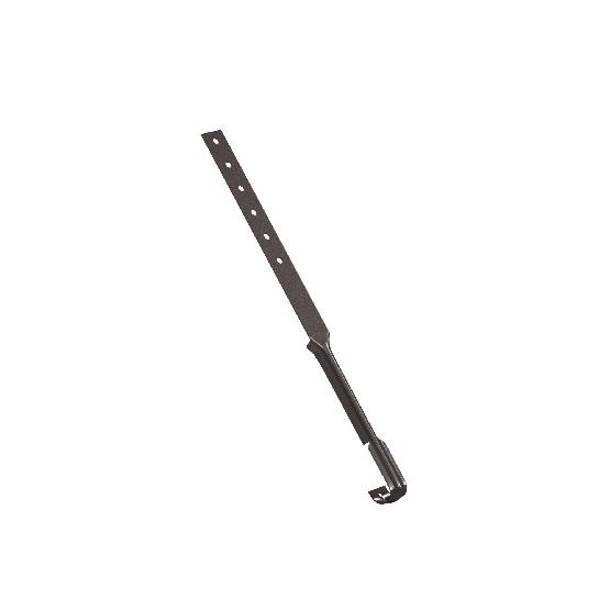 Водосток Aquasistem, система 125x90 - Поддержка желоба RR 32 Тёмно-Коричневый купить в Гагарине