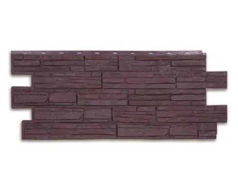 Фасадная панель T-Сайдинг-Альпийская сказка ЭКО-1 Браун купить в Гагарине