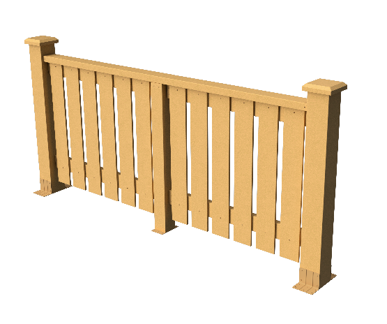 Ограждения декоративное ДПК GRINDERDECO Вилидж песчаник купить в Гагарине