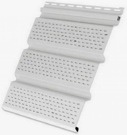 Софит полностью перфорированный, белый купить в Гагарине