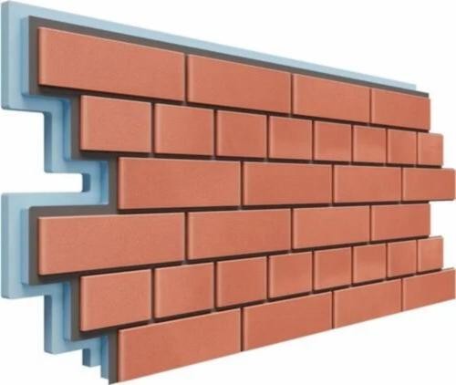 Термопанели Доломит Кирпич 40 мм Красный купить в Гагарине