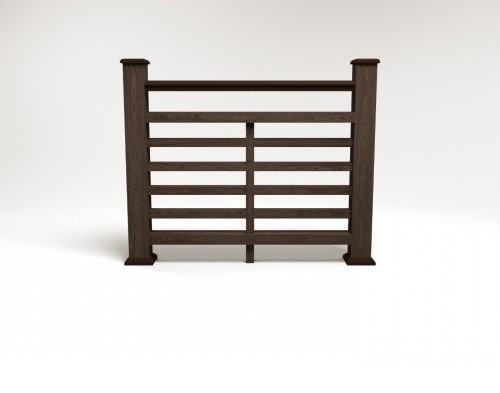 Ограждение из ДПК FG4 венге купить в Гагарине