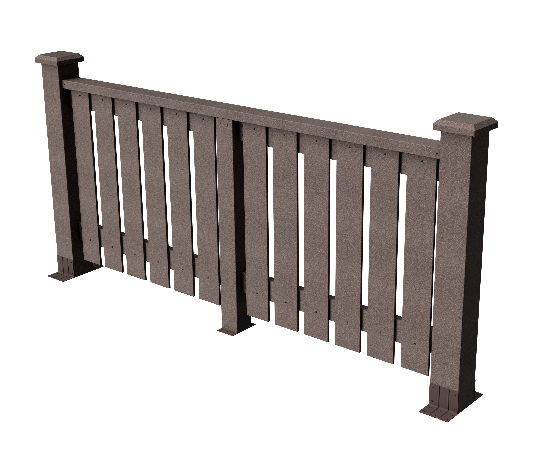 Ограждения декоративное ДПК GRINDERDECO Вилидж венге купить в Гагарине