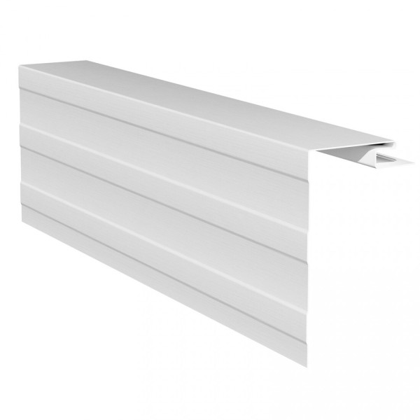 Приоконная планка (околооконный профиль) для сайдинга, белый купить в Гагарине