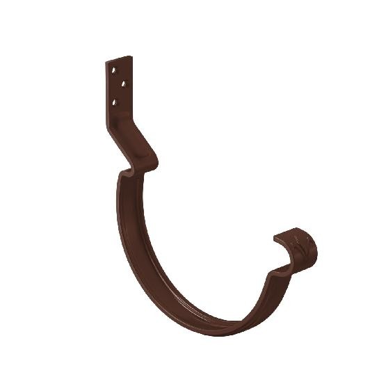 Водосток Aquasistem, система 150/100 - Крюк крепления желоба короткий RAL 8017 Коричневый купить в Гагарине