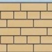 Термопанели Доломит Кирпич 40 мм Жёлтый купить в Гагарине