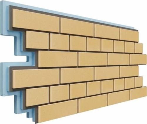 Термопанели Доломит Кирпич 40 мм Жёлтый купить в Гагарине