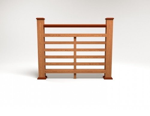 Ограждение из ДПК FG4 терракот купить в Гагарине