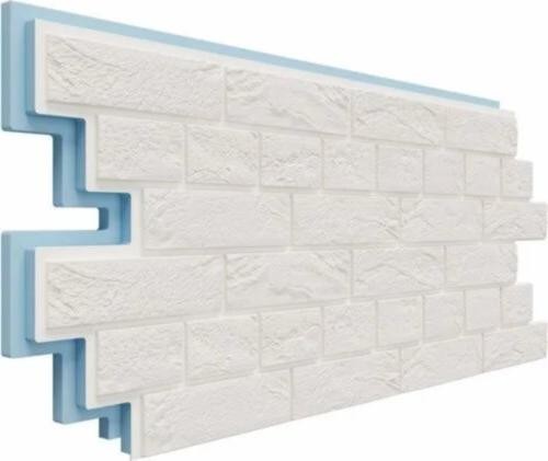 Термосайдинг Доломит Венецианский Кирпич 40 мм Белоснежный купить в Гагарине