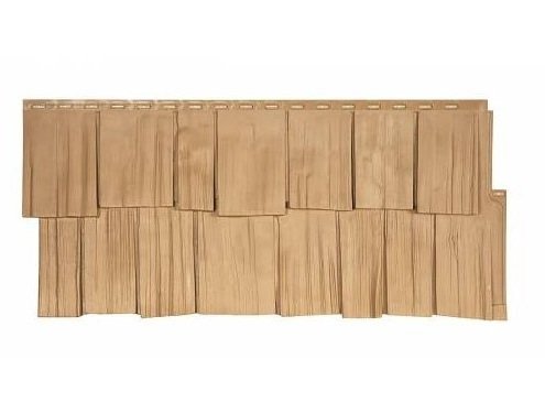 Фасадная панель T-Сайдинг-Щепа дуб ЭКО-1 Бежевый купить в Гагарине