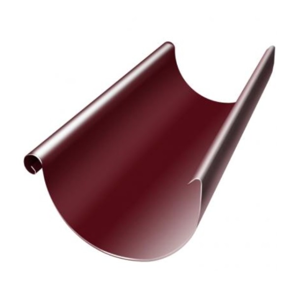 Водосток Grand Line 125x90 – Полукруглый желоб 3 метра RAL 3005 купить в Гагарине