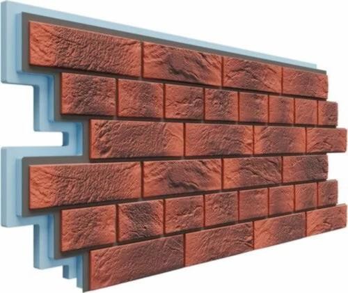 Термосайдинг Доломит Венецианский Кирпич 40 мм Корса купить в Гагарине