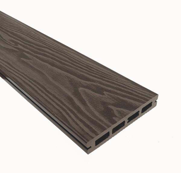 Террасная доска из ДПК Terrapol Смарт 3D Пустотелая с пазом Тик Киото купить в Гагарине