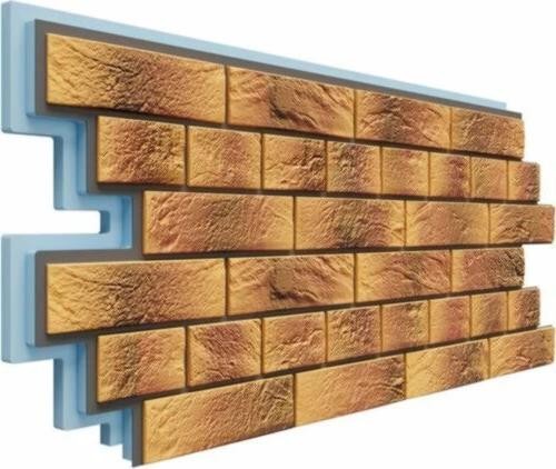 Термосайдинг Доломит Венецианский Кирпич 40 мм Нарва купить в Гагарине