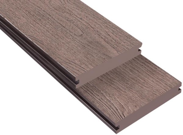 Террасная доска ДПК Outdoor 3D полнотелая NEVADA/CALIFORNIA BROWN коричневая микс купить в Гагарине