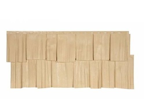 Фасадная панель T-Сайдинг-Щепа дуб ЭКО-1 Желтый купить в Гагарине