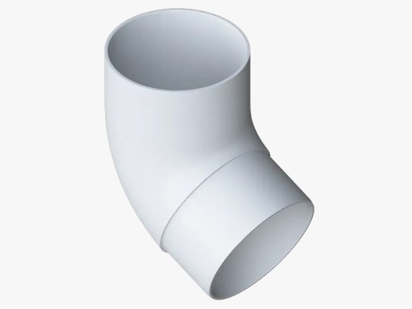 Водосток Альта-Профиль ПВХ – Колено 67 (белый) купить в Гагарине