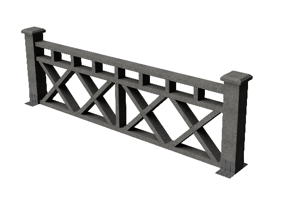 Ограждения декоративное ДПК GRINDERDECO Бэйли серый базальт купить в Гагарине