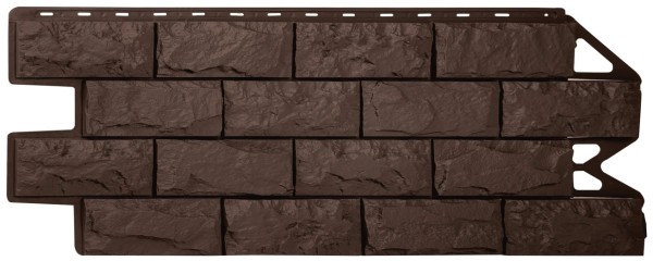 Фасадная панель Альта-Профиль Фагот ЭКО Коричневый купить в Гагарине