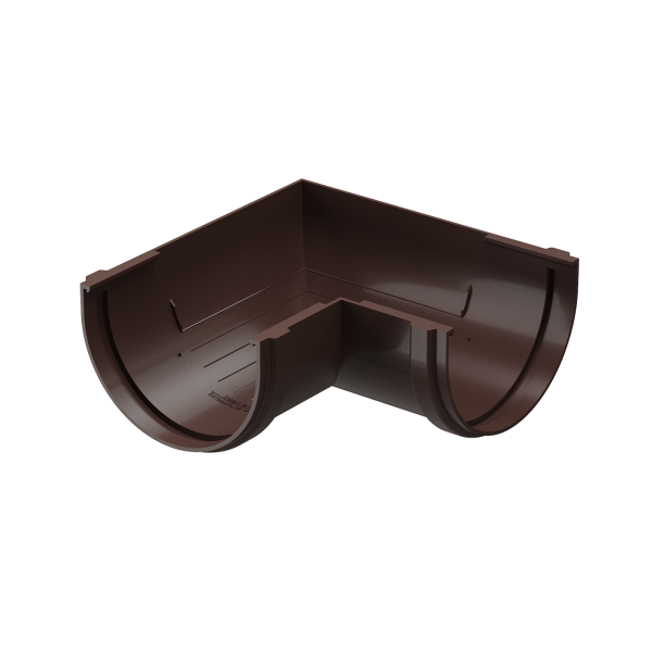 Угол желоба универсал 90˚ Docke Premium ПВХ - Шоколад купить в Гагарине