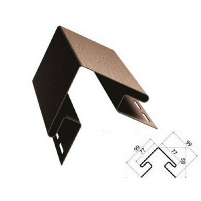 Угол наружный, коричневый