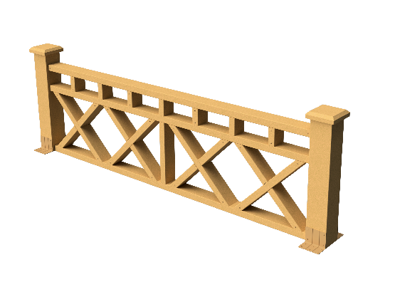Ограждения декоративное ДПК GRINDERDECO  Бэйли песчаник купить в Гагарине