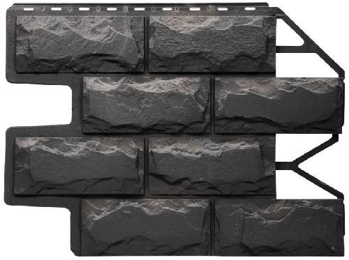 Фасадная панель FineBer Блок, Темно-серый купить в Гагарине