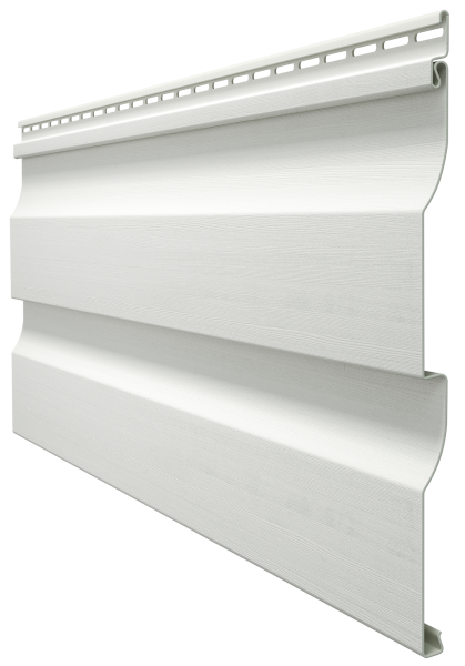 Виниловый сайдинг docke (дёке) - профиль D4,5D, пломбир купить в Гагарине