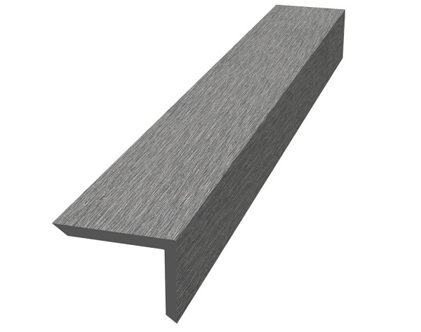 Уголок ДПК для террасной доски NauticPrime, 60x40x2900мм Тёмно-серый купить в Гагарине