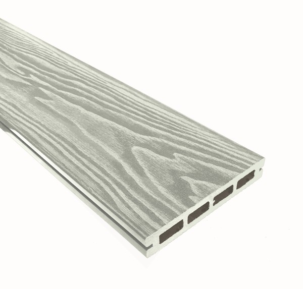 Террасная доска из ДПК Terrapol Смарт 3D Пустотелая с пазом Дуб беленый купить в Гагарине