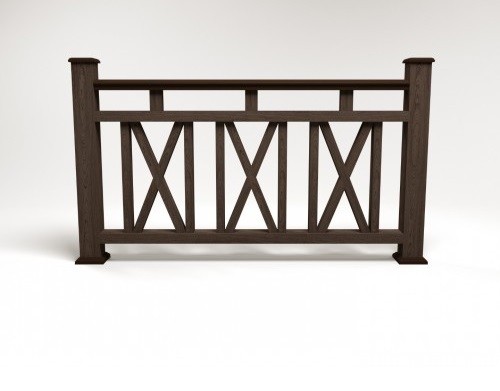 Ограждение из ДПК FG3 венге купить в Гагарине