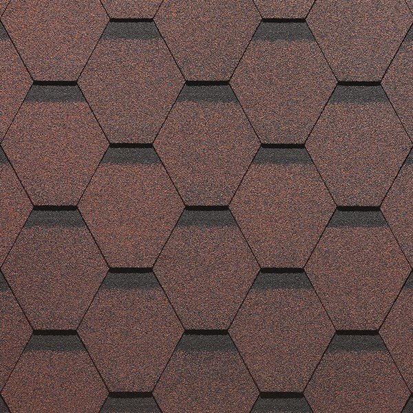 Гибкая черепица Docke, коллекция Сота – Красный купить в Гагарине