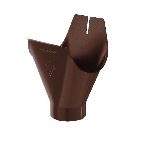 Водосток Aquasistem, система 125x90 - Воронка желоба RAL 8017 Коричневый купить в Гагарине