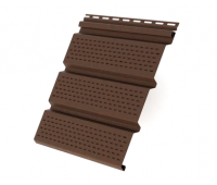 Софит со сплошной перфорацией, коричневый купить в Гагарине