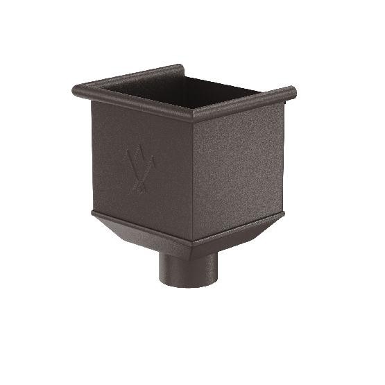 Водосток Aquasistem, Система 150/100 - Водосборная воронка RR 32 Тёмно-коричневый matt купить в Гагарине