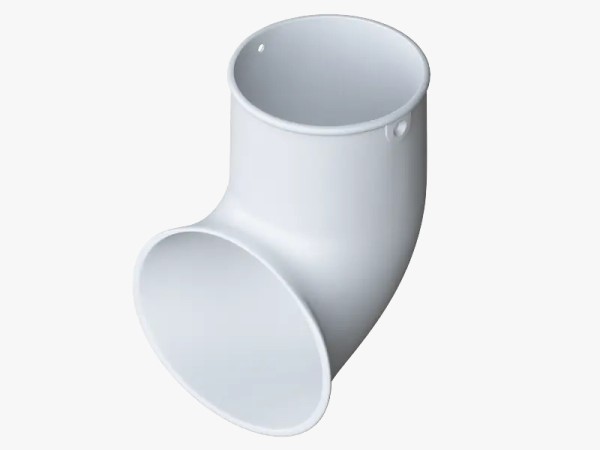 Водосток Альта-Профиль ПВХ – Слив трубы (белый) купить в Гагарине