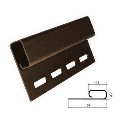 Финишная планка, коричневая