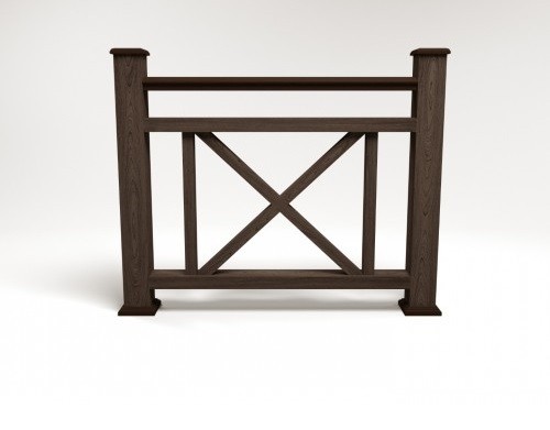 Ограждение из ДПК FG2 венге купить в Гагарине