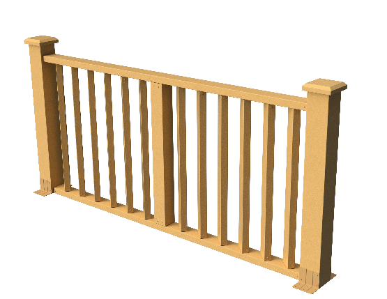 Ограждения декоративное ДПК GRINDERDECO Бруклин песчаник. купить в Гагарине