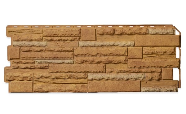 Фасадная панель Цокольный сайдинг Альта профиль Скалистый камень Памир Комби купить в Гагарине