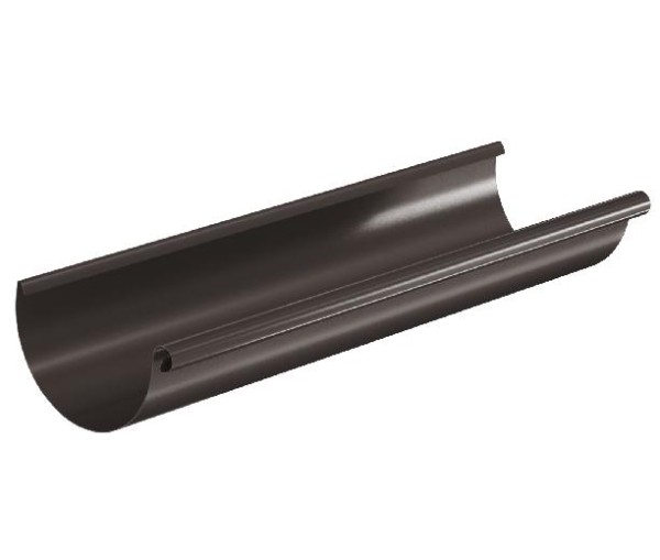 Водосток Aquasistem, система 150/100 - Водосточный желоб 3.00м RR 32 Тёмно-Коричневый купить в Гагарине